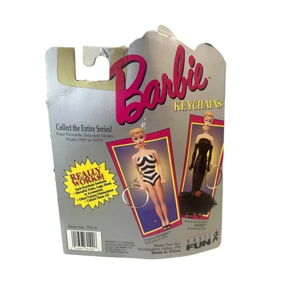 Vintage Barbie Keychains Solo in the Spotlight 1960 Basic Fun Inc. Blonde